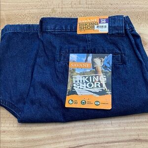 Savane NWT Men’s Hiking Shorts, Size 36, Color Denim